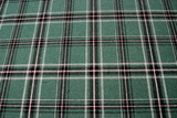 Classic Green Tartan Wool Shirting
