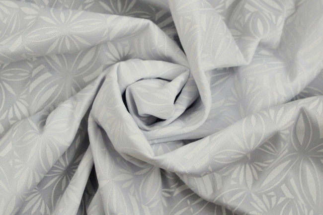 Classic Island Design White on White Sturdy Stretch Knit