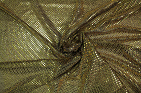 Gold on Black Mini Disco Dot