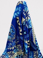 Blues & Cream Tongan Cotton Dobby