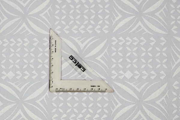 Island Design "Squares" White on White Sturdy Stretch Knit