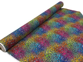 Rainbow - Te Koripi Wae O Maui Design Kiwiana Cotton