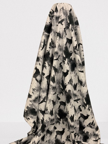 Grey Tones Arctic Animals Wincyette