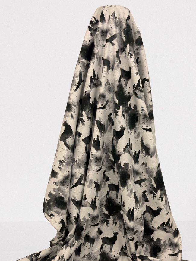 Grey Tones Arctic Animals Wincyette