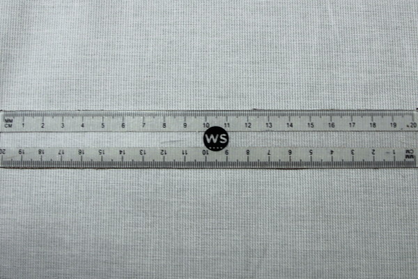 Silver & White Textured Woven Polycotton New Image