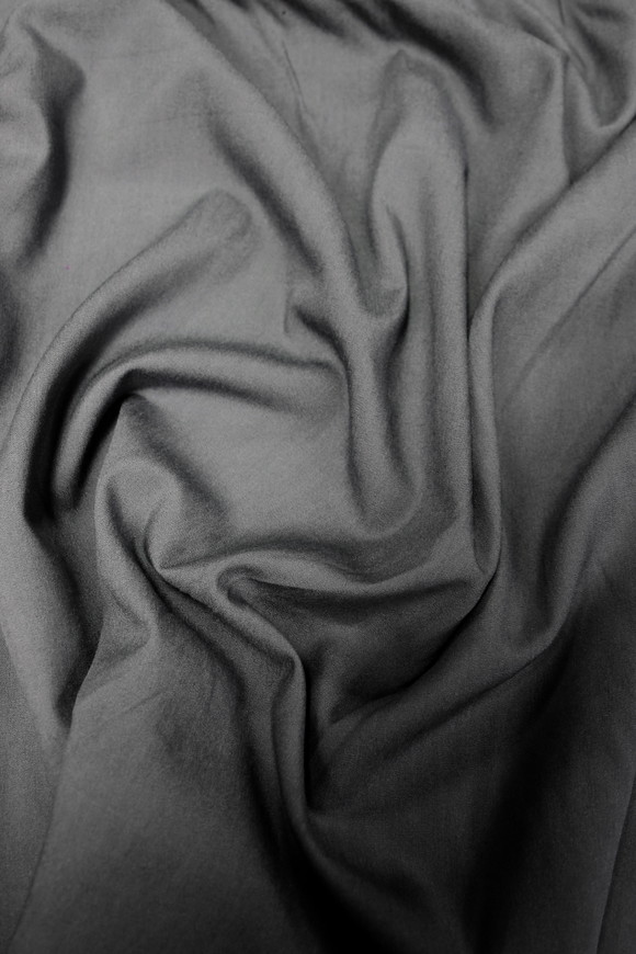 Storm Grey Plain Rayon 