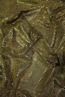 Gold on Black Mini Disco Dot