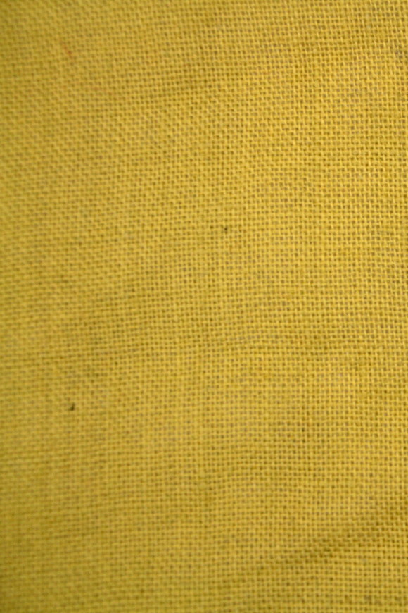 Golden Yellow Plain Hessian
