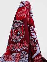 Reds, Pink & White Tongan Cotton Dobby