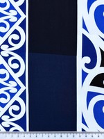 Designs of Aotearoa on Blues Rayon