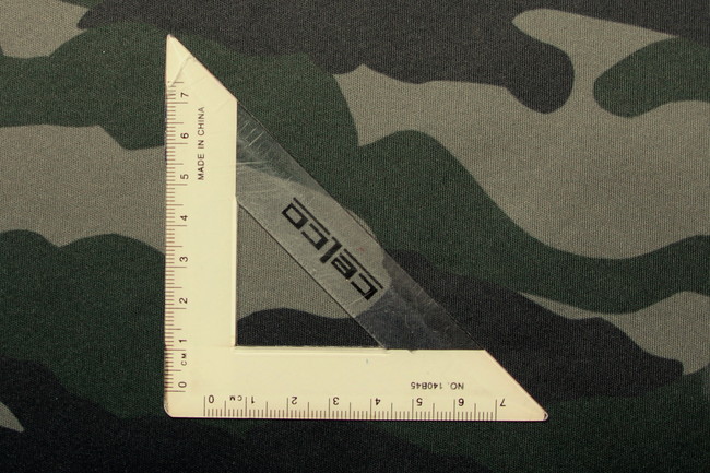 Army Camo Print - Waterproofed Soft Shell with Fleece Backing