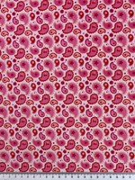 Pink Paisley Printed Cotton