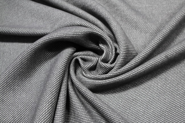 Cement Twill Weave Wool Blend