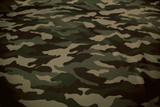 Army Camo Print - Waterproofed Soft Shell with Fleece Backing