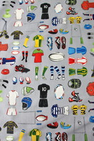 Match Day - Equipment Premium Print Cotton