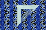 Blue Koru Design Kiwiana Cotton
