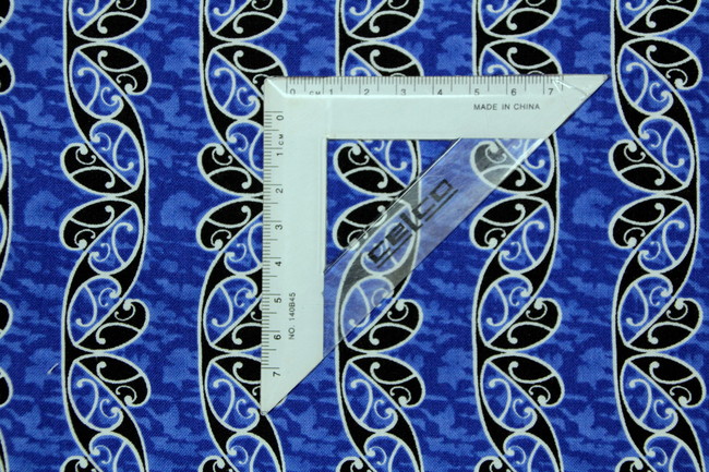 Blue Koru Design Kiwiana Cotton
