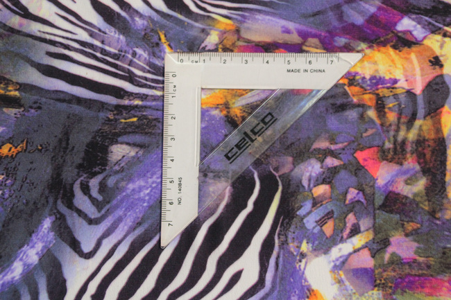 Abstract Zebra Stretch Knit