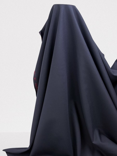 Navy Wool / Poly Blend Suiting