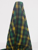  Citrus & Black Brushed Cotton Check
