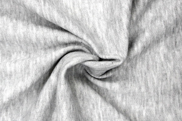 Light Grey Marle Brushed Sweatshirting