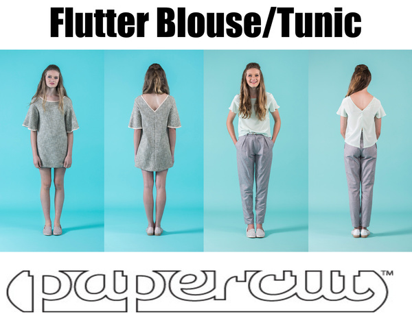 Perfect Papercut Pattern - Flutter Tunic