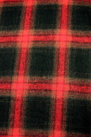 Red & Black Tartan Wool Shirting

