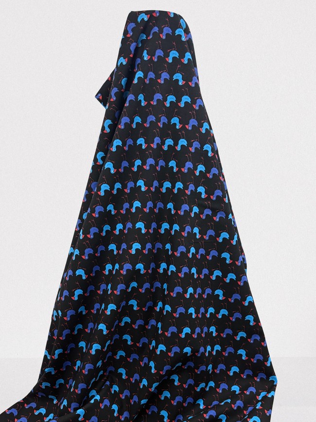Designer Kiwiana Cotton - Pukeko Stomp