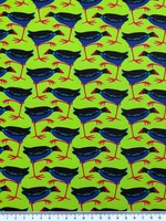 Pukeko Stomp Kiwiana Cotton