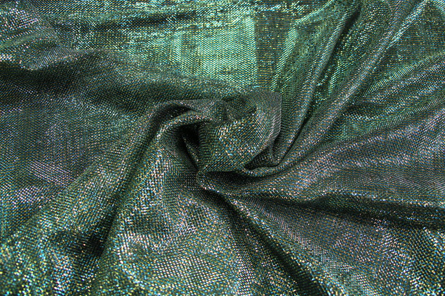 Mermaid Sparkling Mesh - Green & Gold