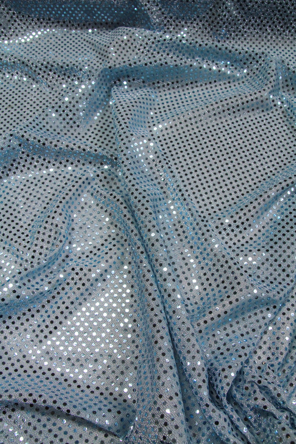 Powder Blue Mini Disco Dot