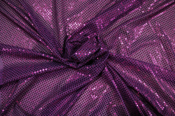 Magenta on Purple Mini Disco Dot