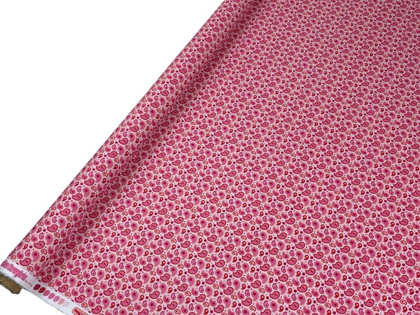 Pink Paisley Printed Cotton