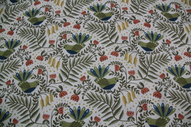 Piwakawaka - Bird Stories Kiwiana Cotton