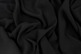 Light-Weight Black Crepe