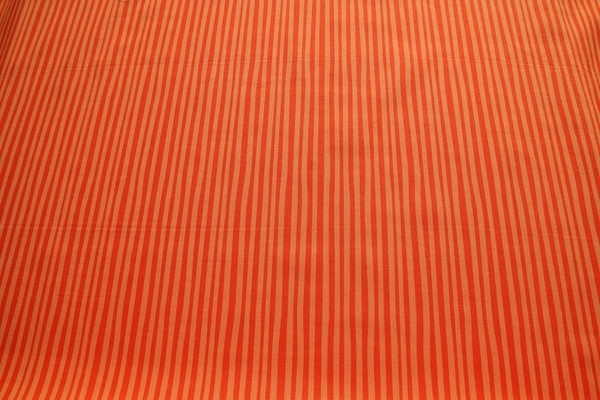 Orange Stripes Printed Cotton