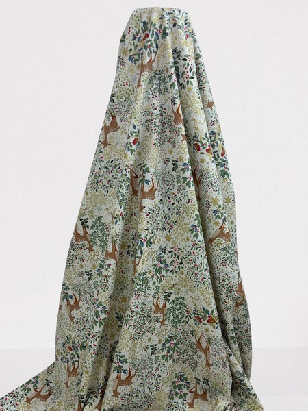 Reindeer & Mistletoe Cotton