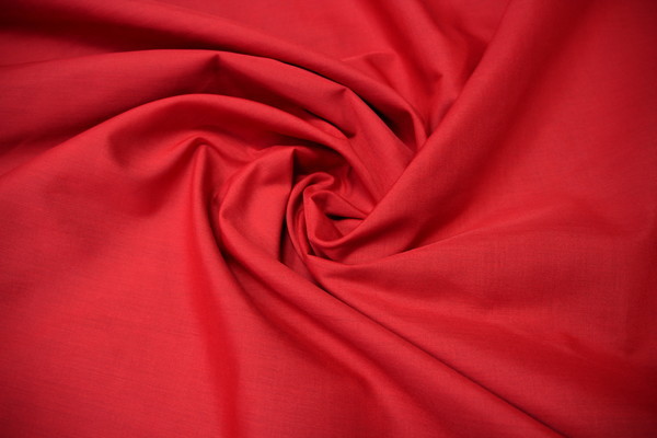 Plain Poplin - Red