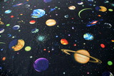 Glittering Solar System Premium Cotton