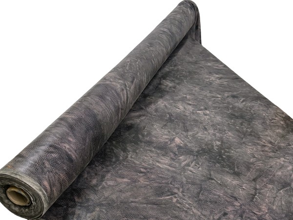 Dark Brown Toned Snakeskin Design Embossed Polyester