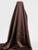 Dark Chocolate Satin Backed Crepe
