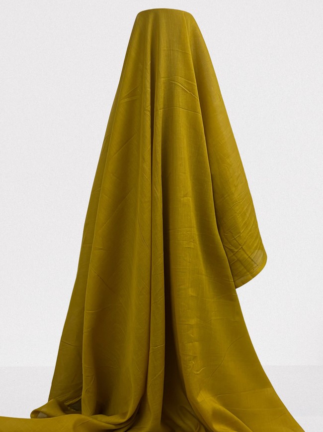 Mustard Antique Cotton Voile