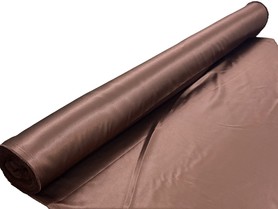 Dark Chocolate Satin Backed Crepe