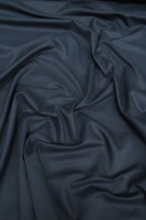 Deep Navy Polished Polycotton Drill