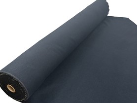 Dark Navy Stretch Linen