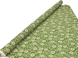 Sunflowers on Green Rayon