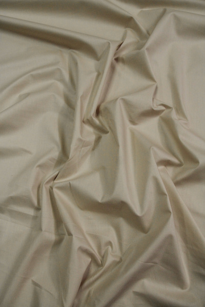 Beige Poly-Cotton Chintz