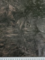 Dark Brown Toned Snakeskin Design Embossed Polyester