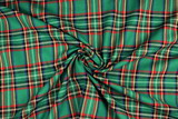 Classic Green, Blue & Red Brushed Cotton Check