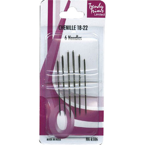 Needles x 6 Chenille
